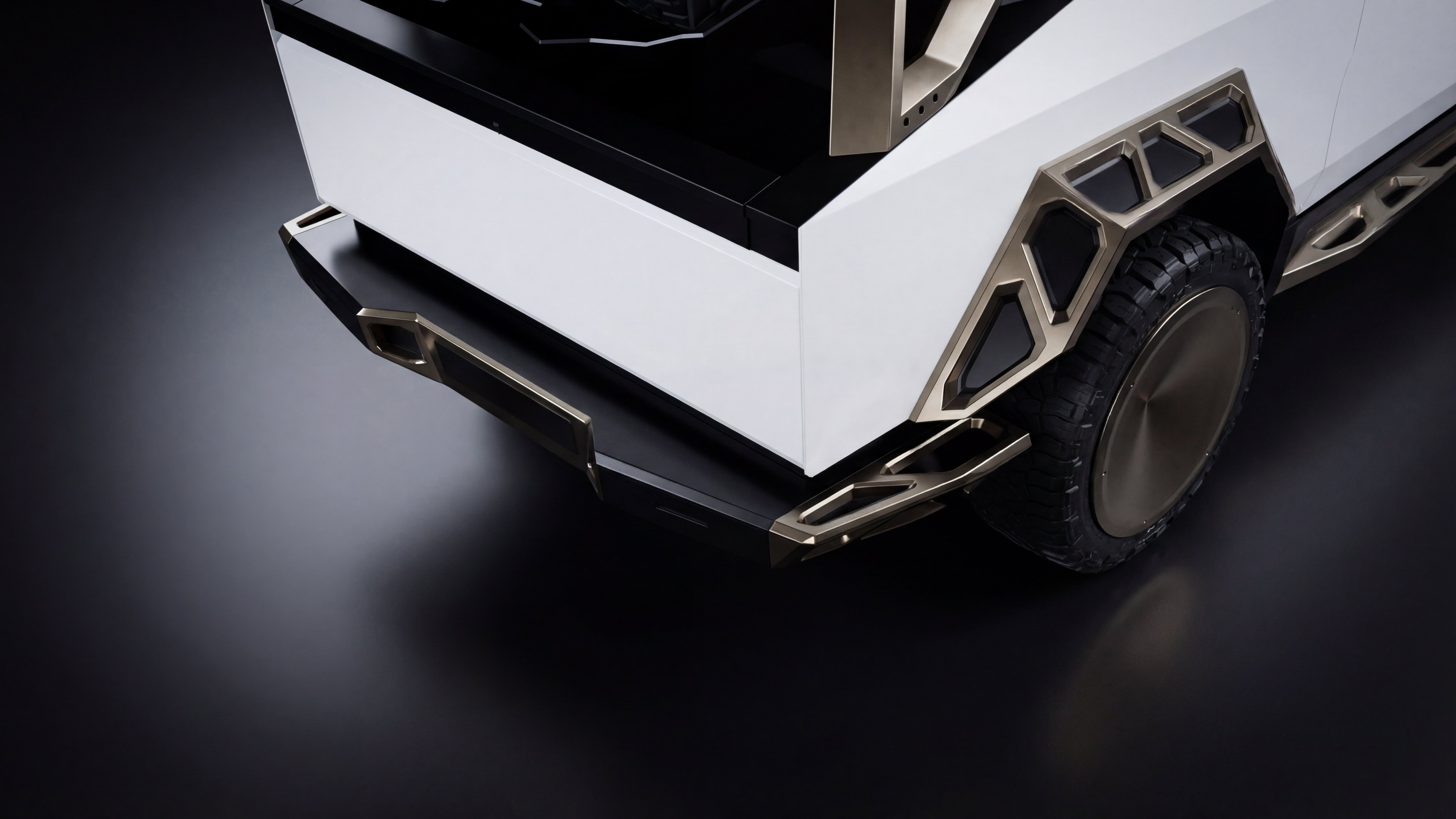 Xolaris rear detail — bronze-anodized aluminum bodywork
